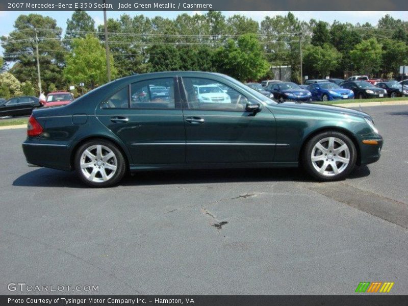  2007 E 350 Sedan Jade Green Metallic