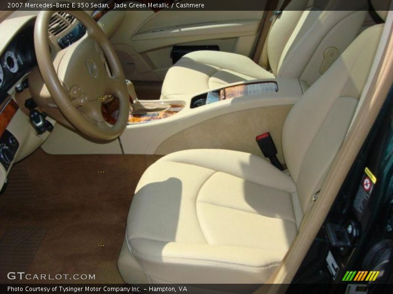  2007 E 350 Sedan Cashmere Interior