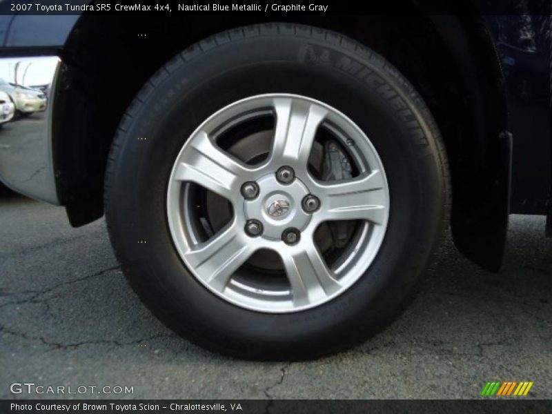 Nautical Blue Metallic / Graphite Gray 2007 Toyota Tundra SR5 CrewMax 4x4
