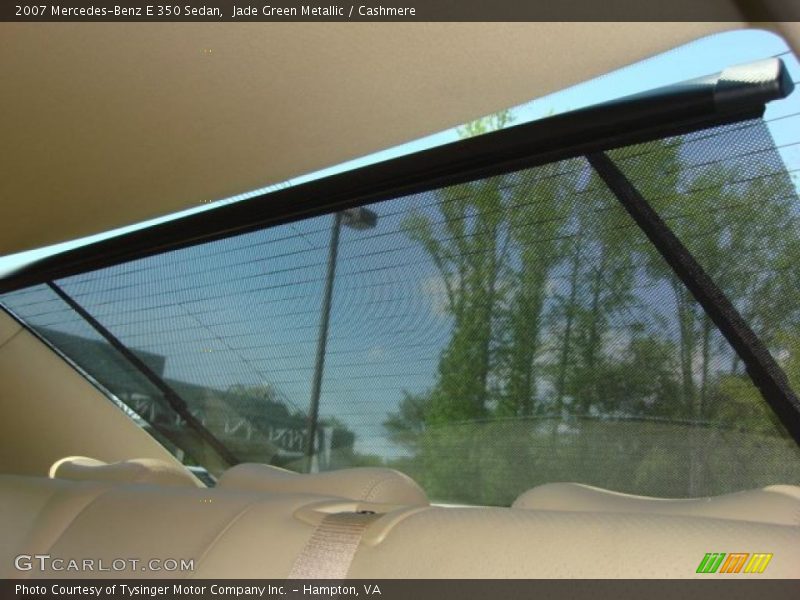 Jade Green Metallic / Cashmere 2007 Mercedes-Benz E 350 Sedan