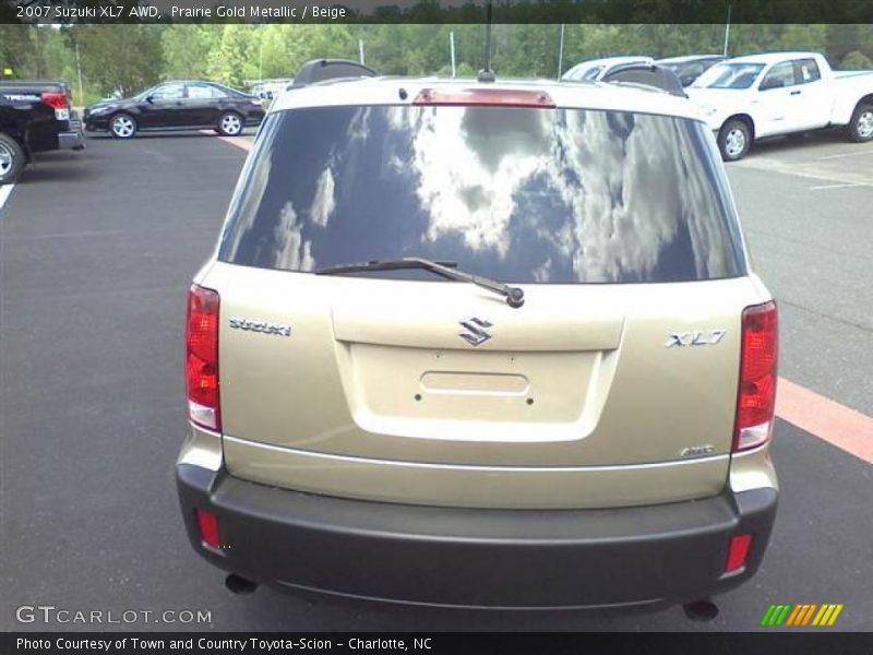 Prairie Gold Metallic / Beige 2007 Suzuki XL7 AWD