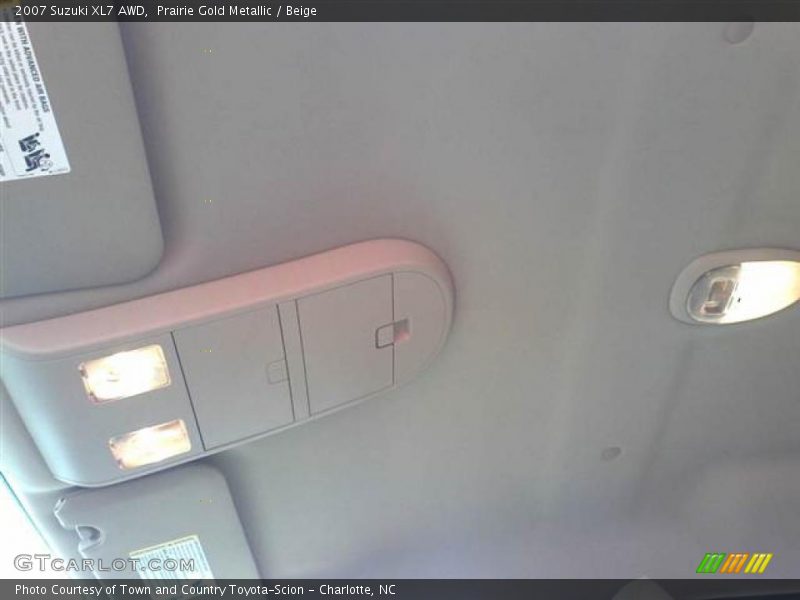 Prairie Gold Metallic / Beige 2007 Suzuki XL7 AWD
