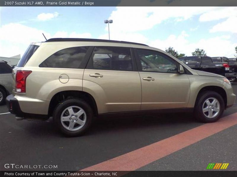 Prairie Gold Metallic / Beige 2007 Suzuki XL7 AWD