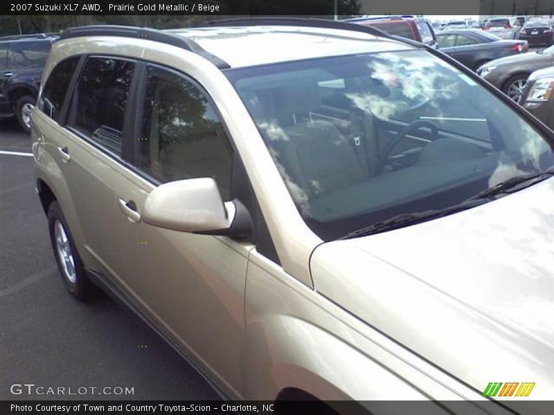 Prairie Gold Metallic / Beige 2007 Suzuki XL7 AWD