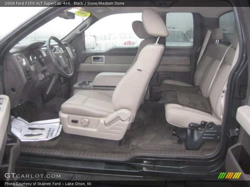 Black / Stone/Medium Stone 2009 Ford F150 XLT SuperCab 4x4
