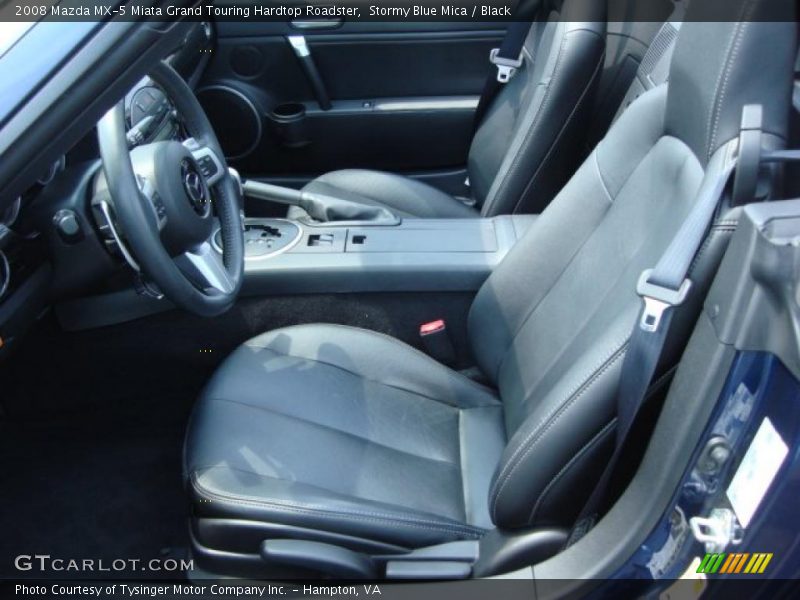  2008 MX-5 Miata Grand Touring Hardtop Roadster Black Interior