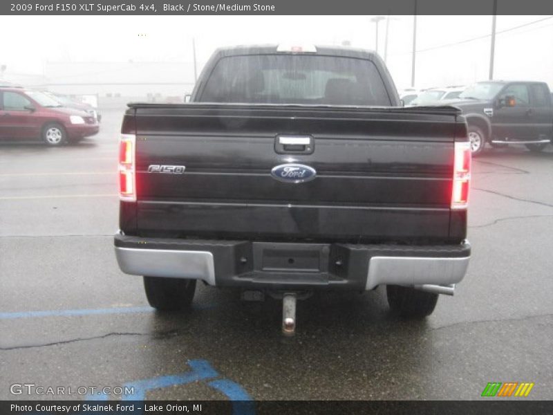 Black / Stone/Medium Stone 2009 Ford F150 XLT SuperCab 4x4