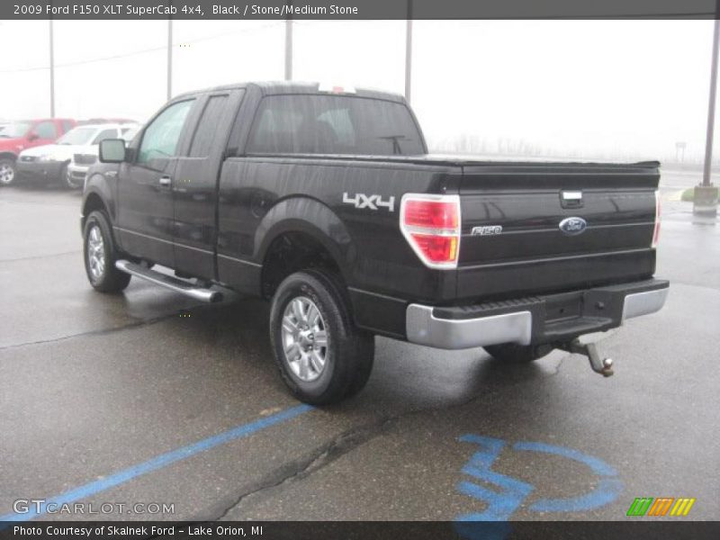 Black / Stone/Medium Stone 2009 Ford F150 XLT SuperCab 4x4