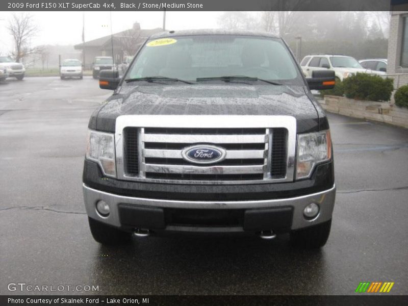 Black / Stone/Medium Stone 2009 Ford F150 XLT SuperCab 4x4