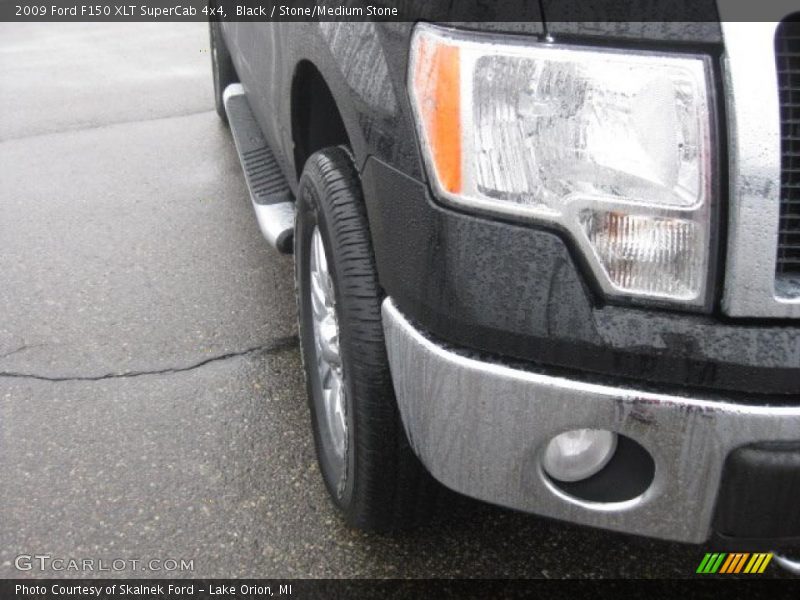 Black / Stone/Medium Stone 2009 Ford F150 XLT SuperCab 4x4