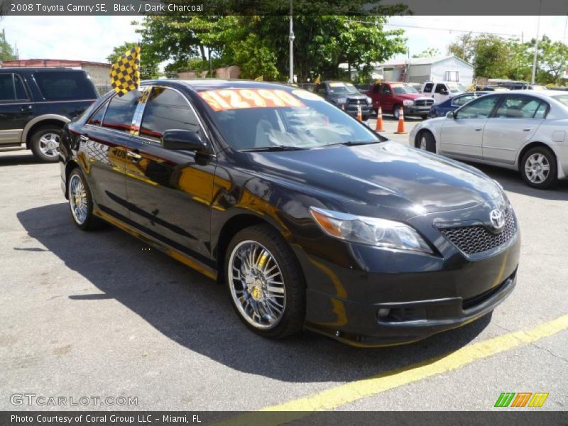 Black / Dark Charcoal 2008 Toyota Camry SE