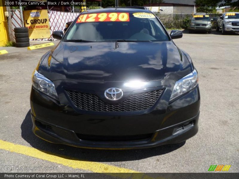 Black / Dark Charcoal 2008 Toyota Camry SE