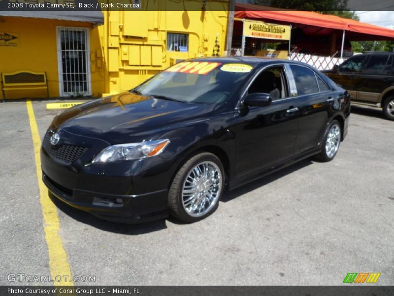Black / Dark Charcoal 2008 Toyota Camry SE
