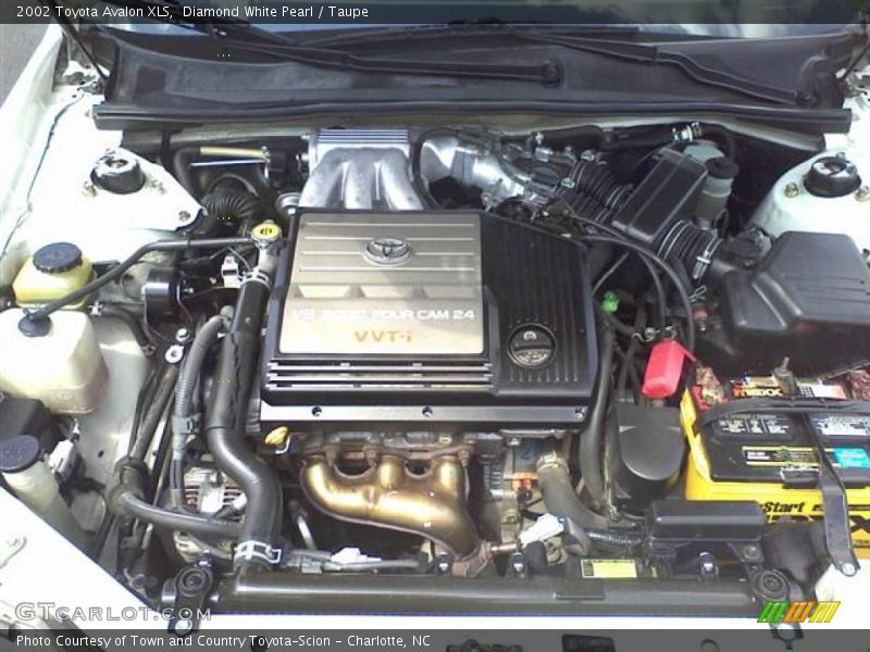 Diamond White Pearl / Taupe 2002 Toyota Avalon XLS