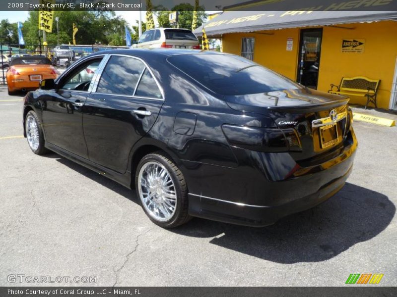 Black / Dark Charcoal 2008 Toyota Camry SE