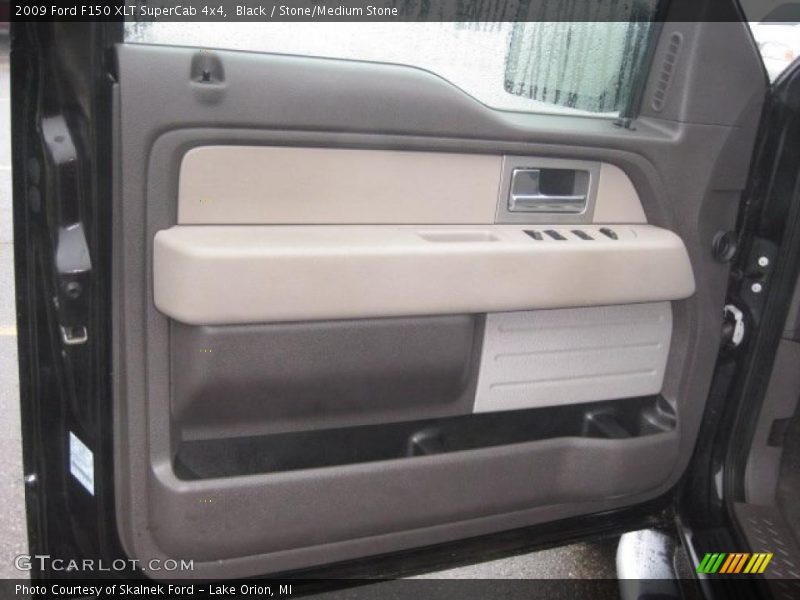Black / Stone/Medium Stone 2009 Ford F150 XLT SuperCab 4x4