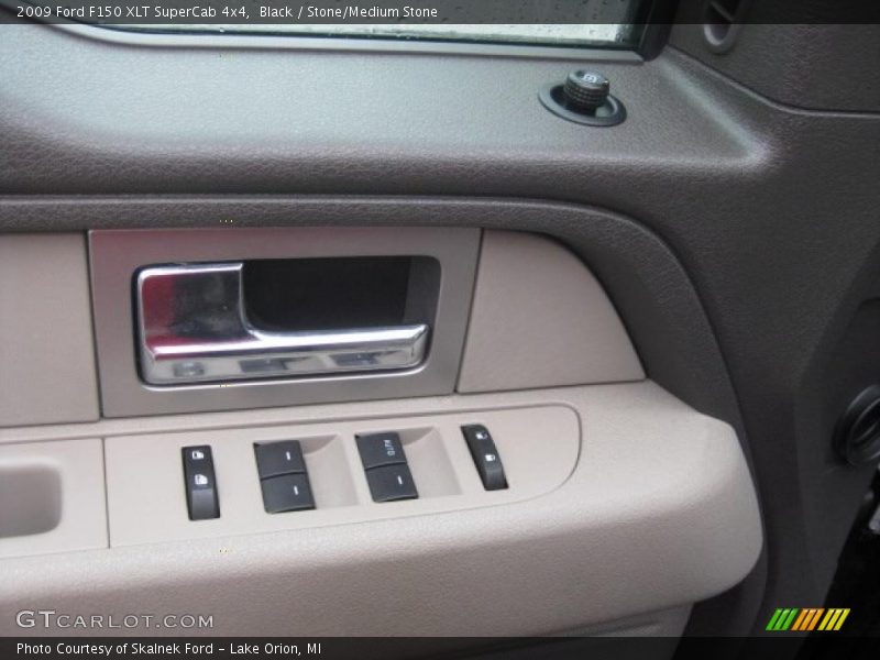 Black / Stone/Medium Stone 2009 Ford F150 XLT SuperCab 4x4
