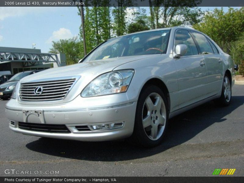 Mercury Metallic / Black 2006 Lexus LS 430