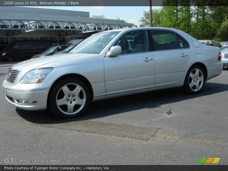 Mercury Metallic / Black 2006 Lexus LS 430
