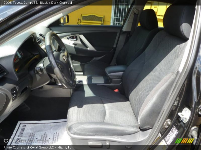 Black / Dark Charcoal 2008 Toyota Camry SE