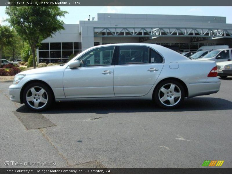 Mercury Metallic / Black 2006 Lexus LS 430