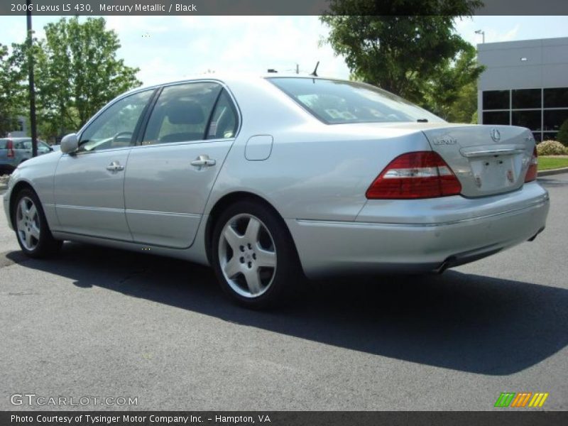 Mercury Metallic / Black 2006 Lexus LS 430