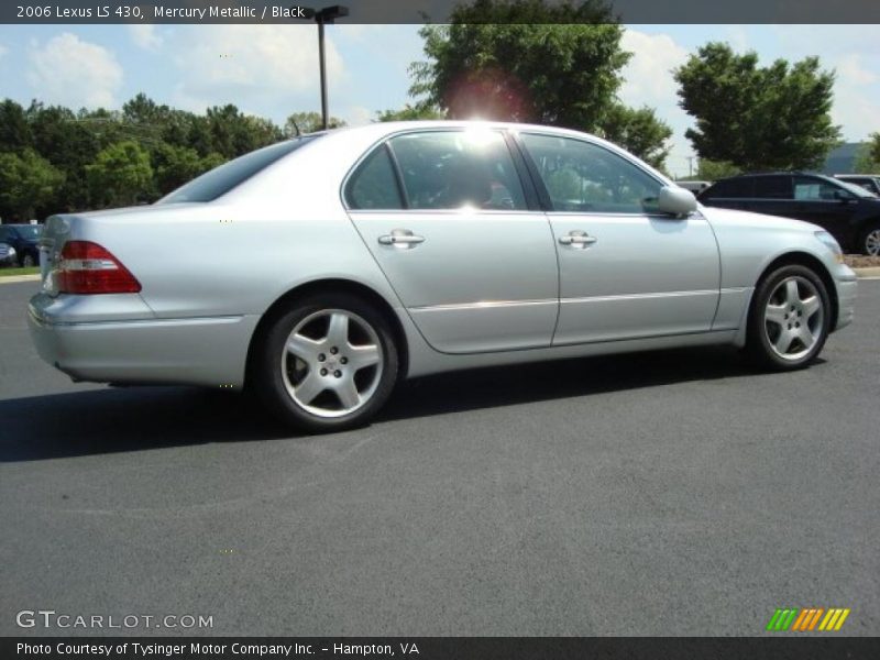 Mercury Metallic / Black 2006 Lexus LS 430