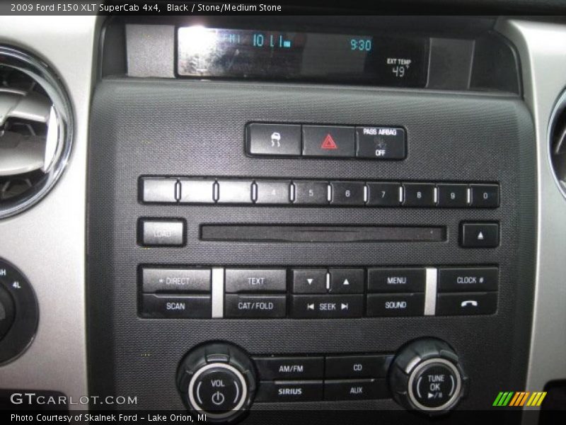 Black / Stone/Medium Stone 2009 Ford F150 XLT SuperCab 4x4