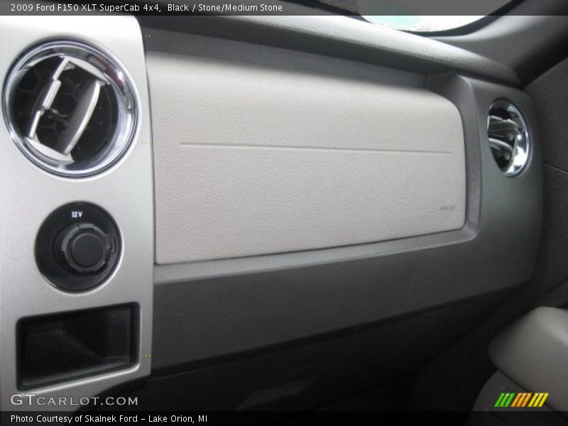 Black / Stone/Medium Stone 2009 Ford F150 XLT SuperCab 4x4