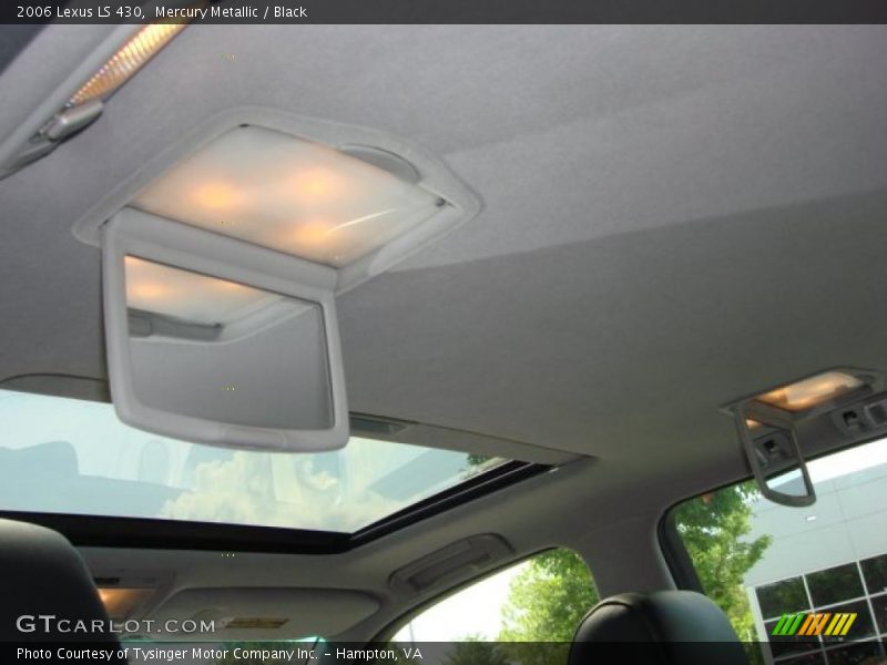 Mercury Metallic / Black 2006 Lexus LS 430