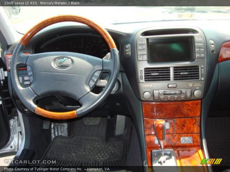 Mercury Metallic / Black 2006 Lexus LS 430