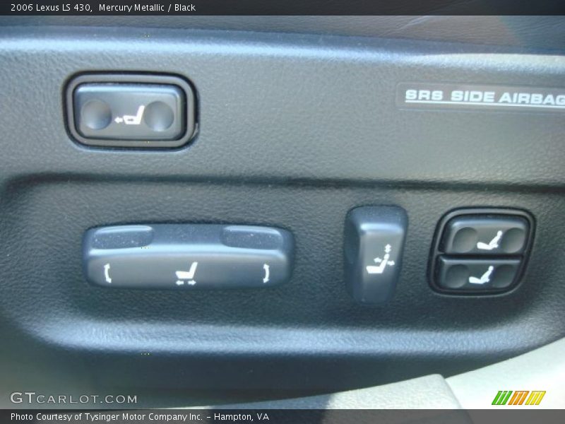 Mercury Metallic / Black 2006 Lexus LS 430