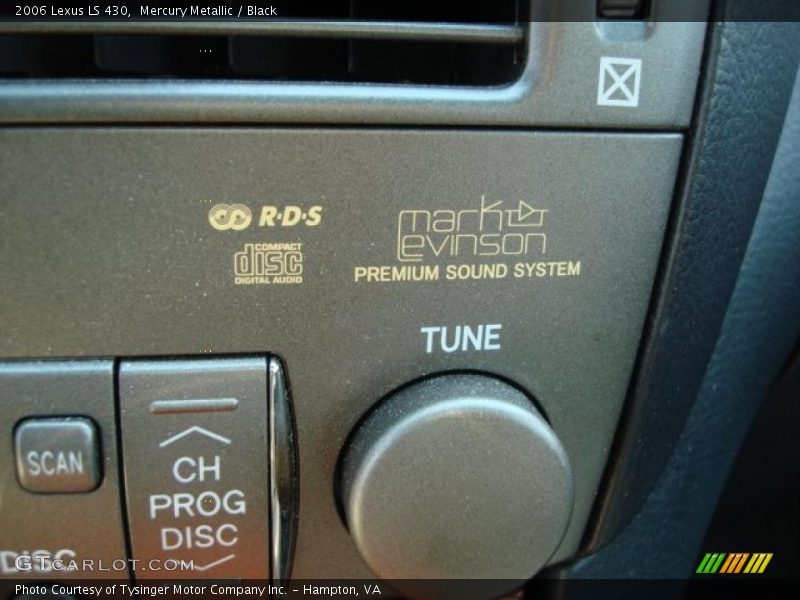 Mercury Metallic / Black 2006 Lexus LS 430