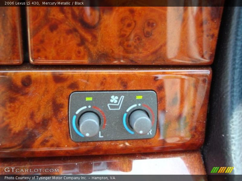 Mercury Metallic / Black 2006 Lexus LS 430