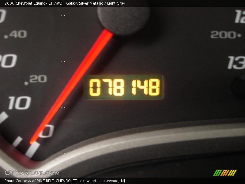 Galaxy Silver Metallic / Light Gray 2006 Chevrolet Equinox LT AWD