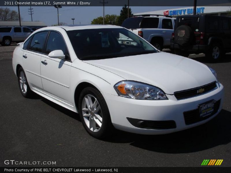 Summit White / Ebony 2011 Chevrolet Impala LTZ