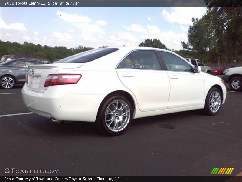 Super White / Ash 2008 Toyota Camry LE