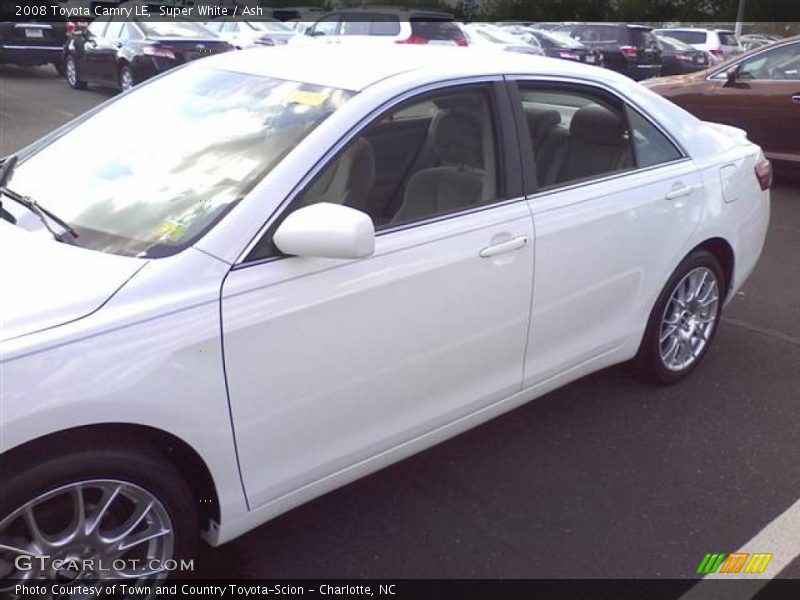 Super White / Ash 2008 Toyota Camry LE
