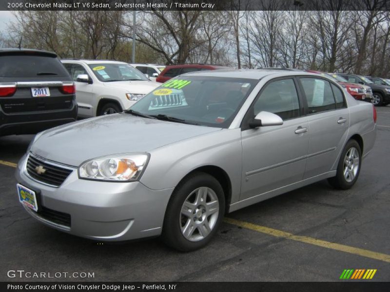 Silverstone Metallic / Titanium Gray 2006 Chevrolet Malibu LT V6 Sedan