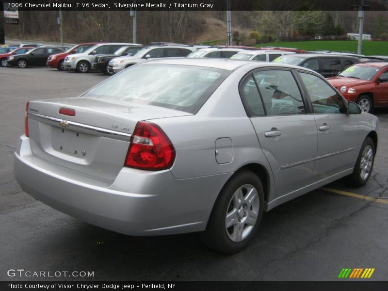 Silverstone Metallic / Titanium Gray 2006 Chevrolet Malibu LT V6 Sedan