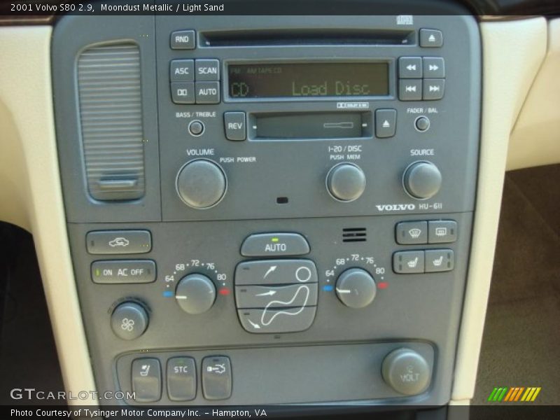 Controls of 2001 S80 2.9