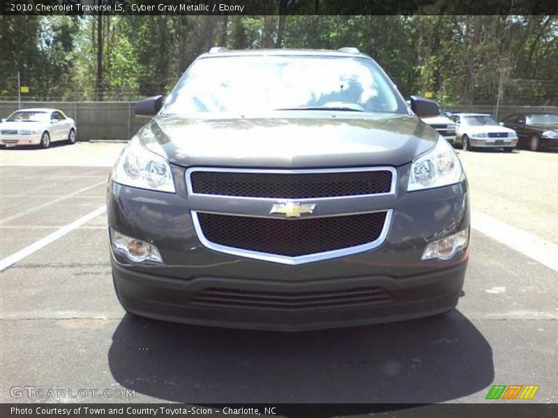 Cyber Gray Metallic / Ebony 2010 Chevrolet Traverse LS