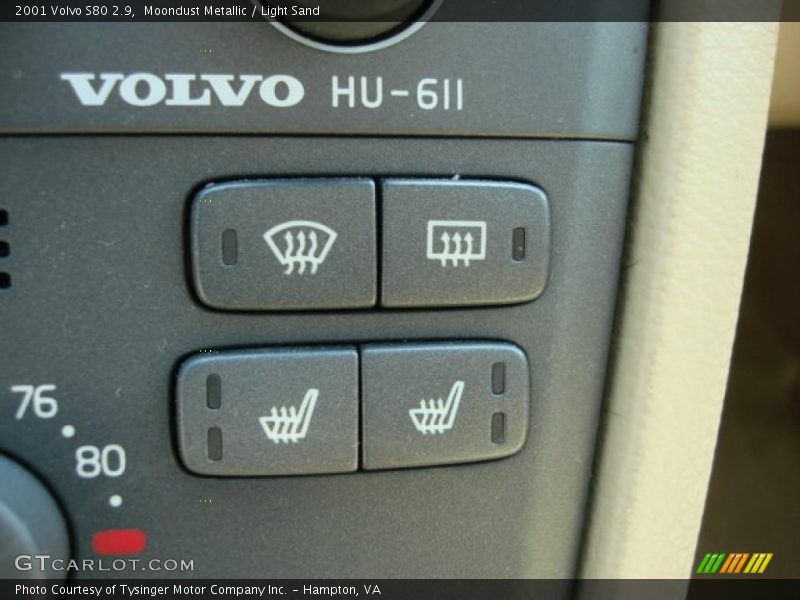 Controls of 2001 S80 2.9