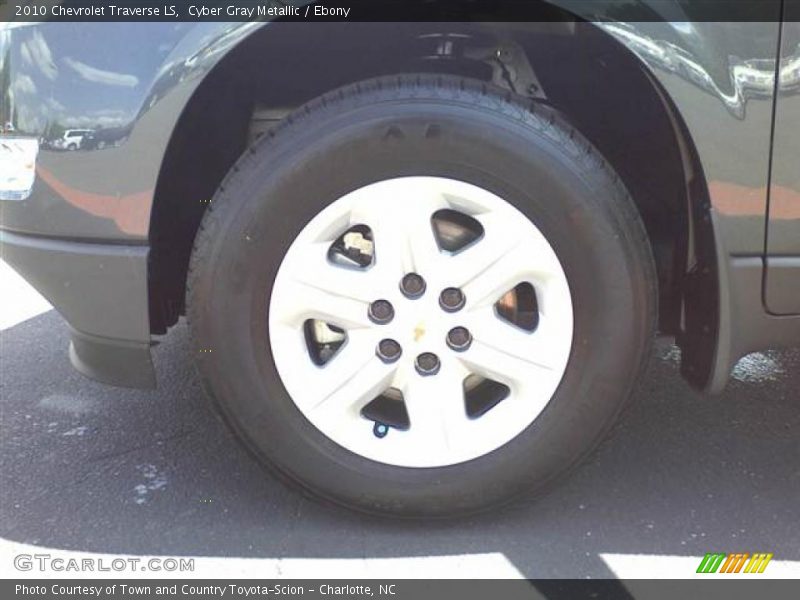 Cyber Gray Metallic / Ebony 2010 Chevrolet Traverse LS