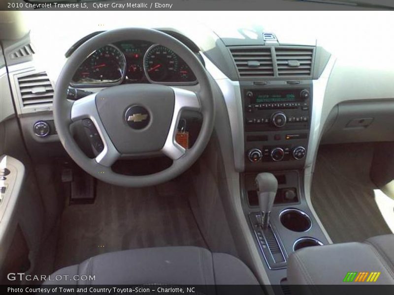 Cyber Gray Metallic / Ebony 2010 Chevrolet Traverse LS