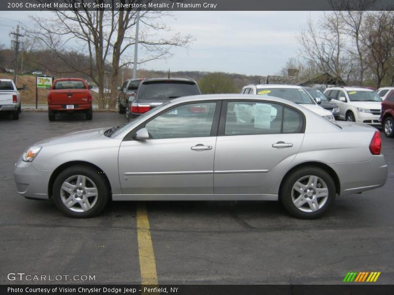 Silverstone Metallic / Titanium Gray 2006 Chevrolet Malibu LT V6 Sedan