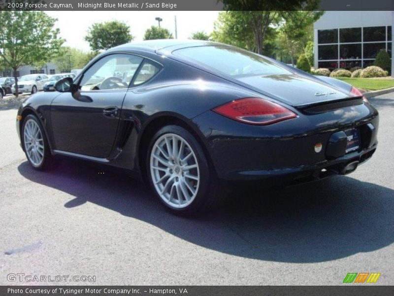  2009 Cayman  Midnight Blue Metallic