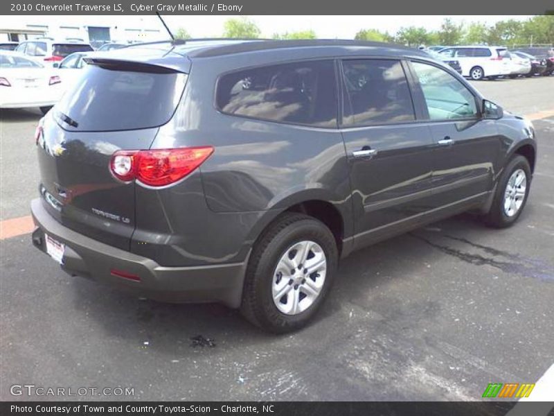 Cyber Gray Metallic / Ebony 2010 Chevrolet Traverse LS