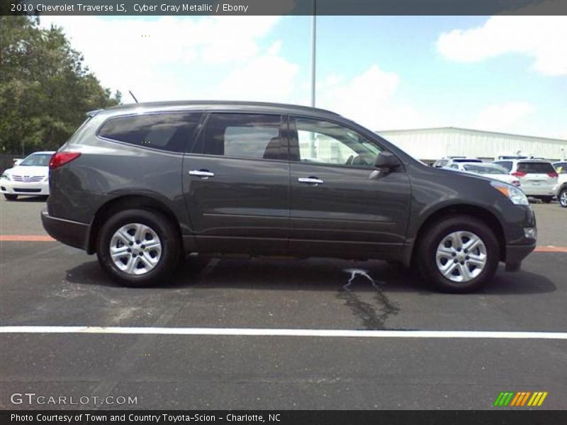 Cyber Gray Metallic / Ebony 2010 Chevrolet Traverse LS