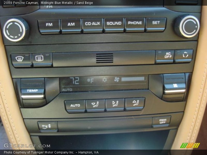 Controls of 2009 Cayman 